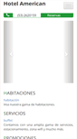 Mobile Screenshot of hotelamerican.cl